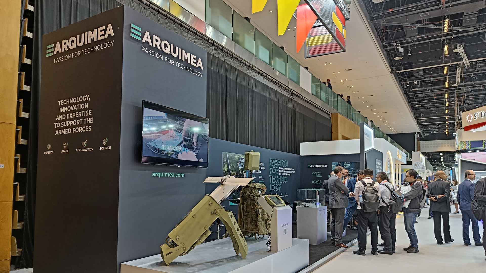 ARQUIMEA unveils its complete loitering system Q SLAM 40 in IDEX 2023