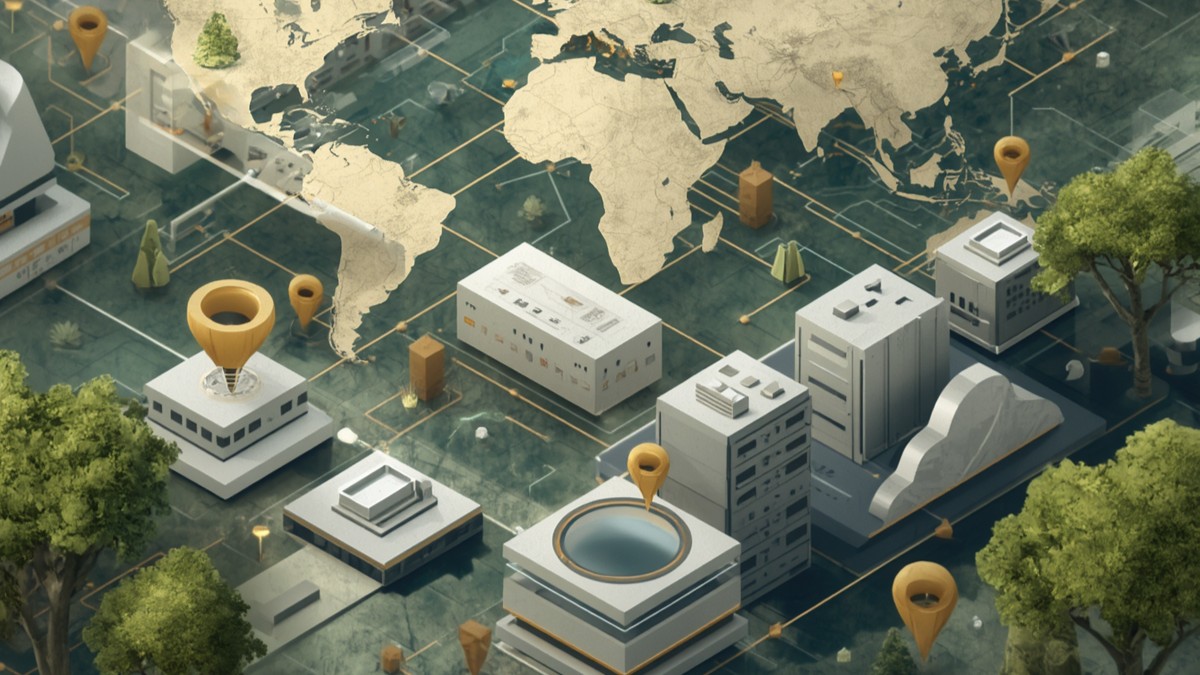 Conceptual image about geopatriation, technological sovereignty and digital infrastructure applied to science, artificial intelligence and strategic data.