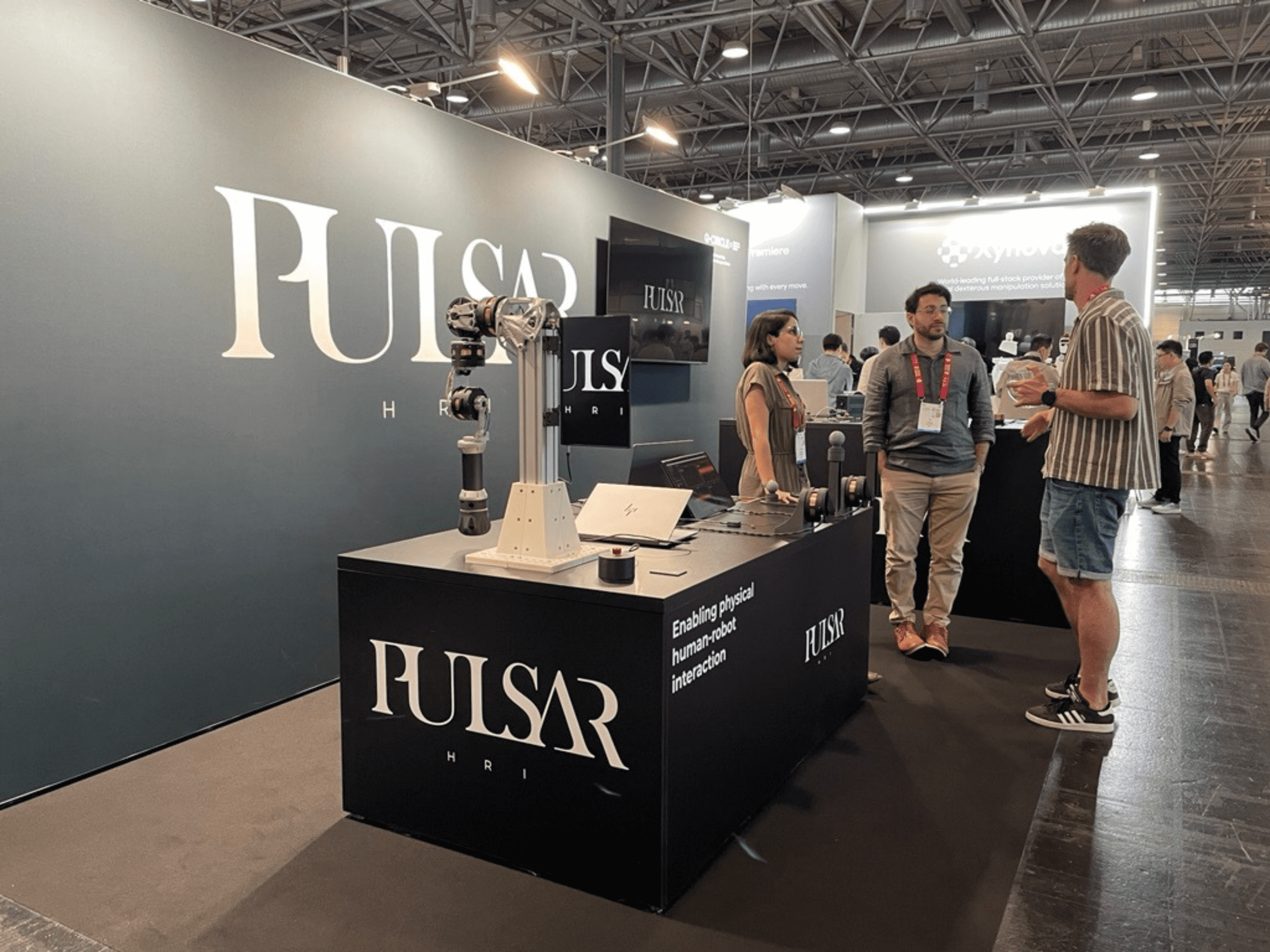 Advanced robotic teleoperation and digital twin technologies showcased by PULSAR HRI at ICRA